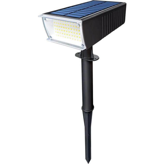 Buiten Zonne-tuin Gazon Licht Tuin Landschap Grondstekker Verlichting Schijnwerper wit
