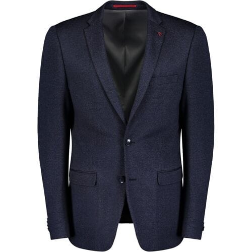 Roy Robson Colbert Micro Fantasy Texture Donker Blauw / male