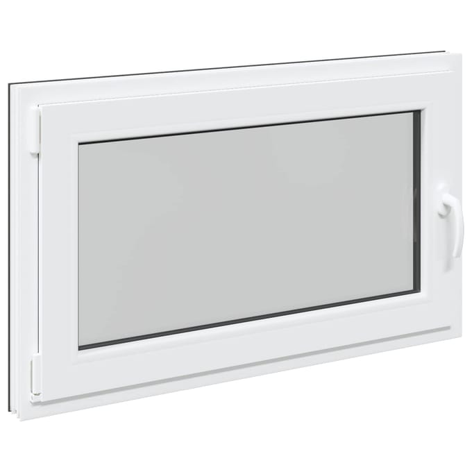 vidaXL - Kleur - binnenkant - kelderraam - Wit - RISOR - 100 - x - 60 - cm
