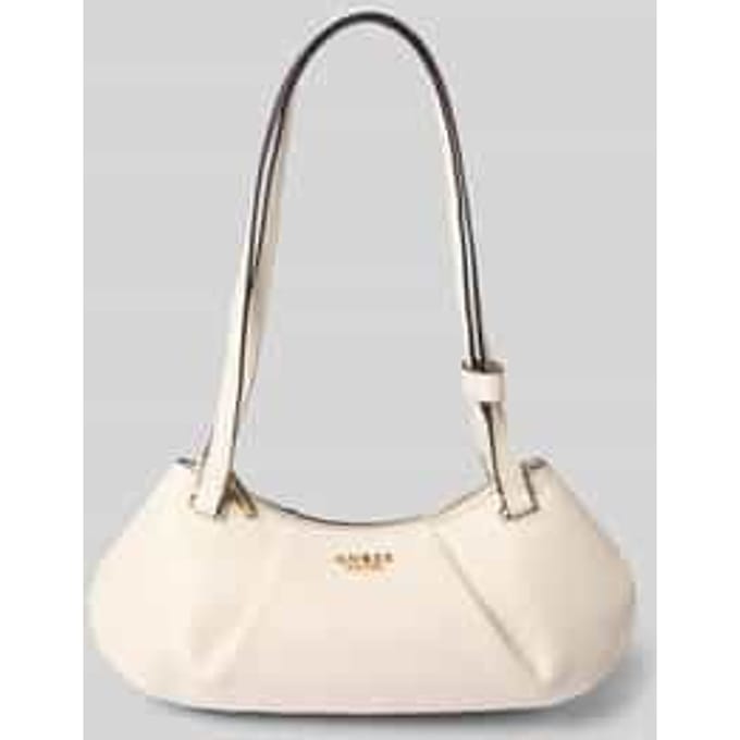 GUESS schoudertas Amorette Shoulder Satchel Cream White crème
