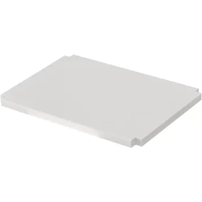 Aquazuro Wastafelblad Napoli - Hout - Hoogglans - Wit - 39,8x28,1cm