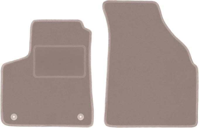Beige voormatten voor: Chevrolet Rezzo minivan (2000-2011)