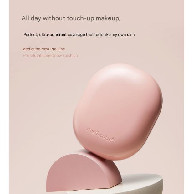 Medicube Pro Glutathione Glow Cushion SPF50+ PA++++ 15g (Kleur 21 / Kleur 23), Medicube Pro Glutathione Glow Puff (9 Opties) #no.21 x 1pcs beige