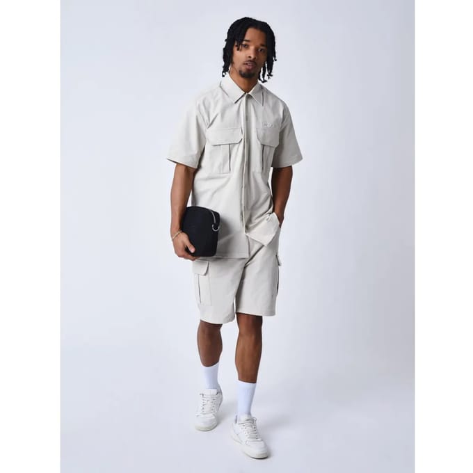 Effen shirt met structuur Project X Paris