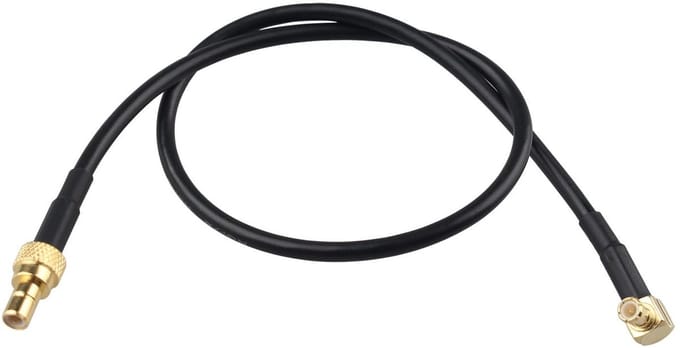 Store_9 - Antennekabel - Mannelijk Haaks - 30cm - Adapter - RG174 - Geschikt voor DAB-autoradio's - 50 Ohm