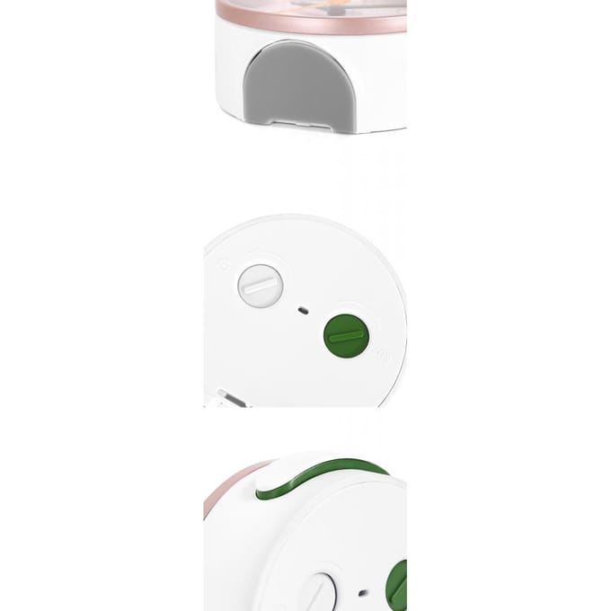 Braun BC12PW - Wekker - Analoog - Stil uurwerk - Roze- Wit