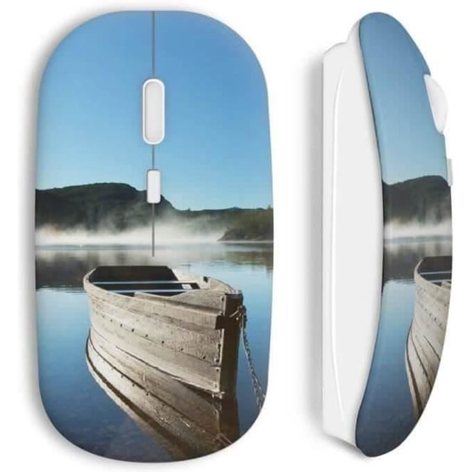Souris Sans Fil Barque nature