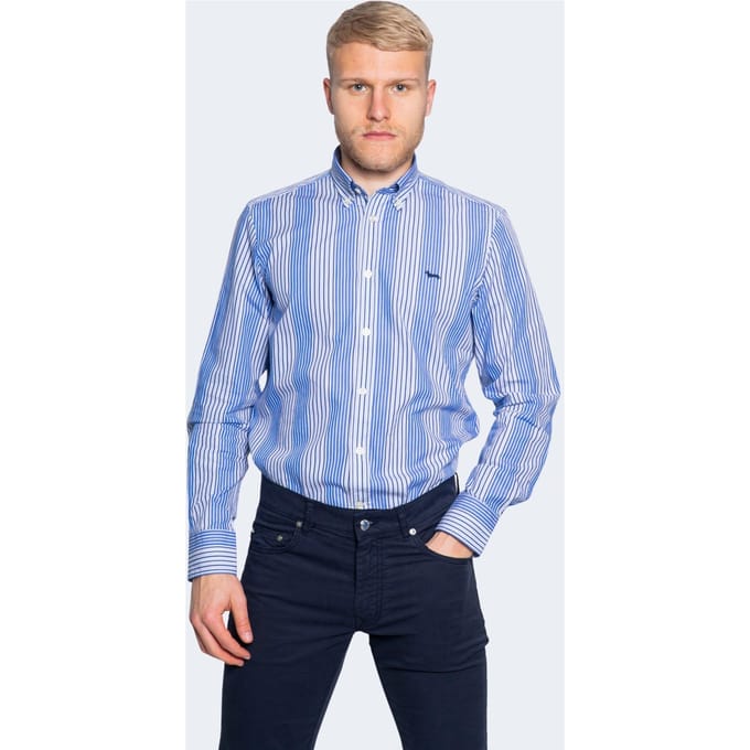 Harmont & Blaine blauwe shirts