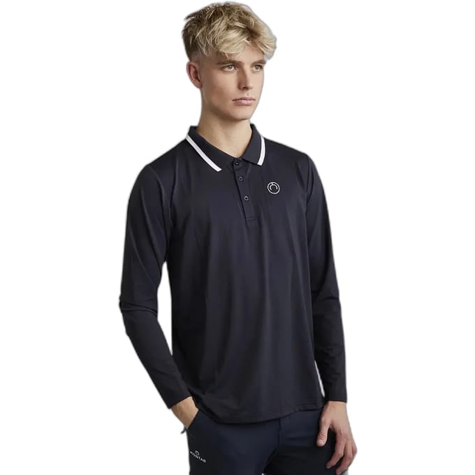 Paardrijpolo met lange mouwen Montar Drake
