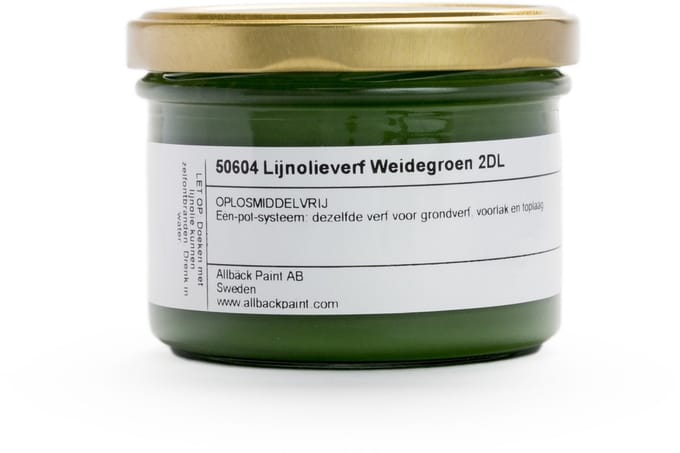 Weidegroen/Chromeoxide Green Lijnolieverf - 0,2 liter