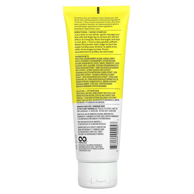 ACURE, Verhelderende Reinigingsgel 118ml (120 ml) yellow