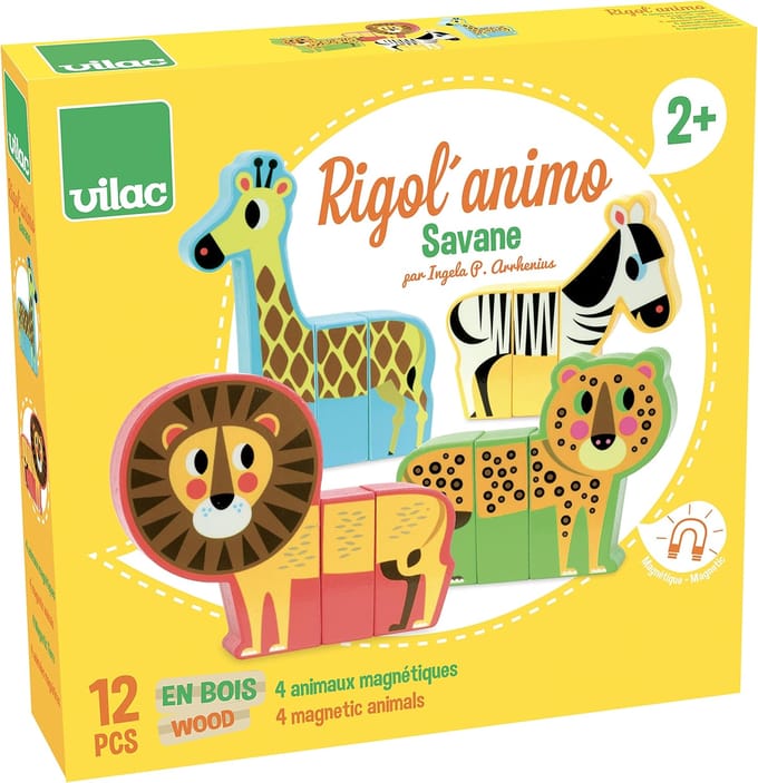 VILAC magnetisch spel savannedieren 2 jr+