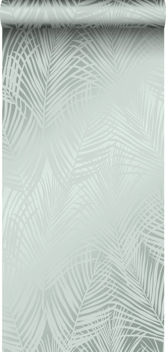 Origin Wallcoverings behang palmbladeren celadon groen - 347742 - 0,53 x 10,05 m