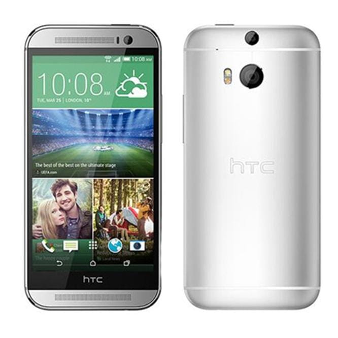 Gerenoveerde HTC Originele Ontgrendelde HTC M8 5.0  2GB RAM 32GB ROM 4G Mobiele Telefoon Met 1 SIM Simple Set wit