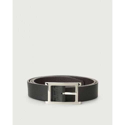 Ketting Orciani U08238 - MICRON DOUBLE REVERSIBLE-NERO/EBANO