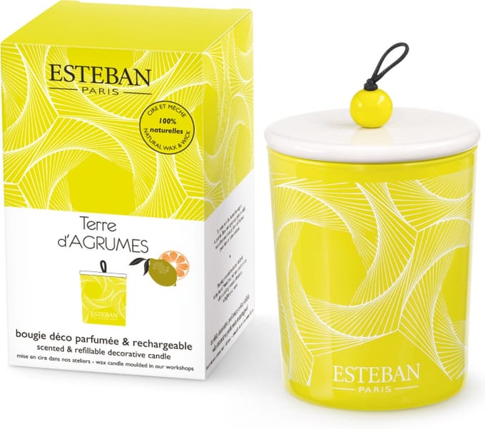 Esteban Classic Terre d'Agrumes Geurkaars decoratief 180gr