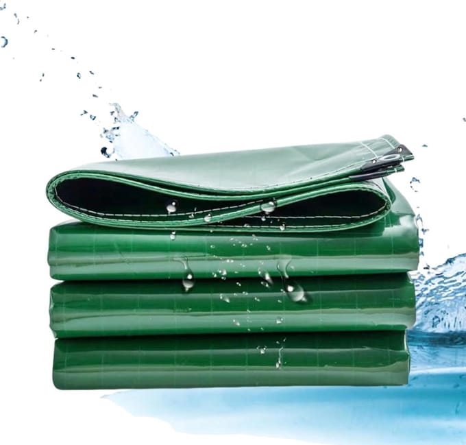 Dekzeil - Afdekzeil Bodemzeil - Bescherming van objecten - Waterdicht en UV-bestendig - 0.5x8 m - Groen