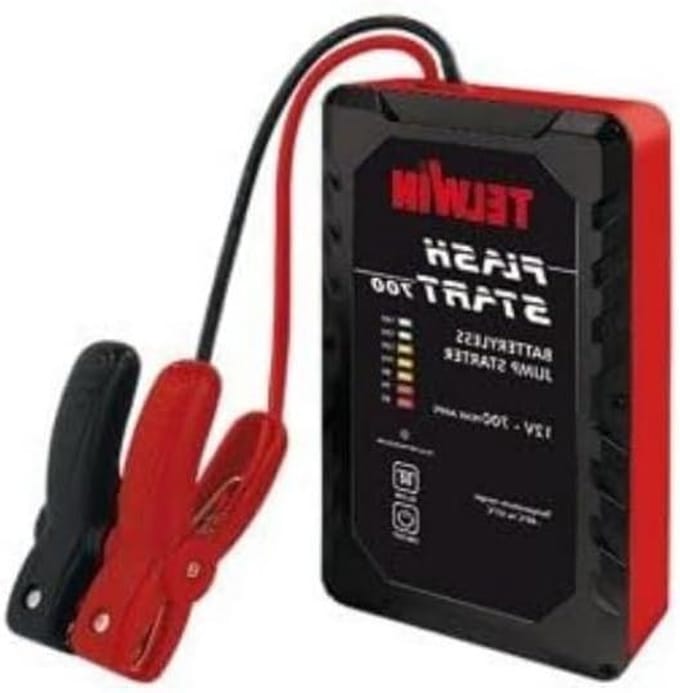 Elektronische Starter - Accu Booster - Voertuigen Starten - Lithium Batterij Technologie - 12 Volt - Zwart