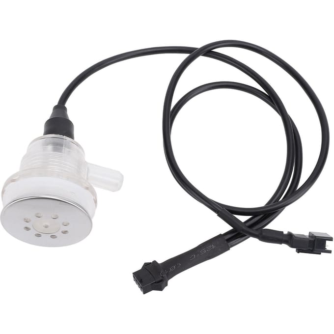 Buse d'air à 9 trous pour baignoire avec lumière RVB 12V 40mm PVC Buse à jet d'air à bulles de remplacement Bain spa white