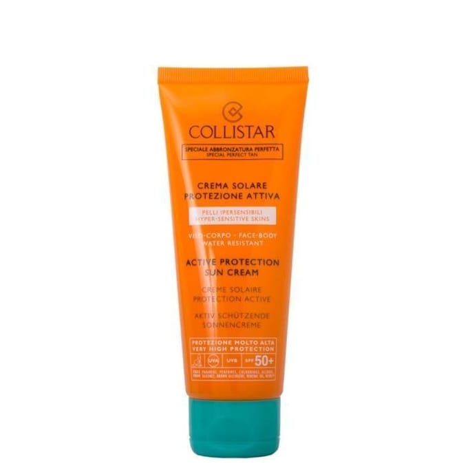 Collistar Sun Protection Active Cream SPF 50+ Bescherming tegen de zon Dames 100 ml