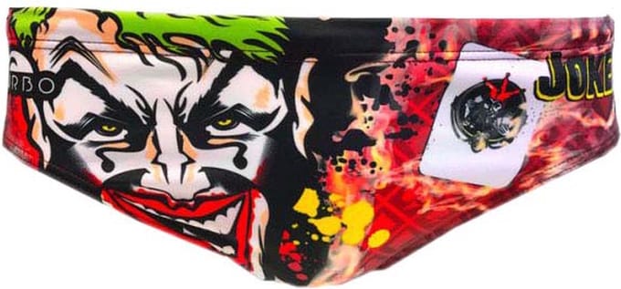 Turbo Joker On Fire Zwemslip Rood L Man
