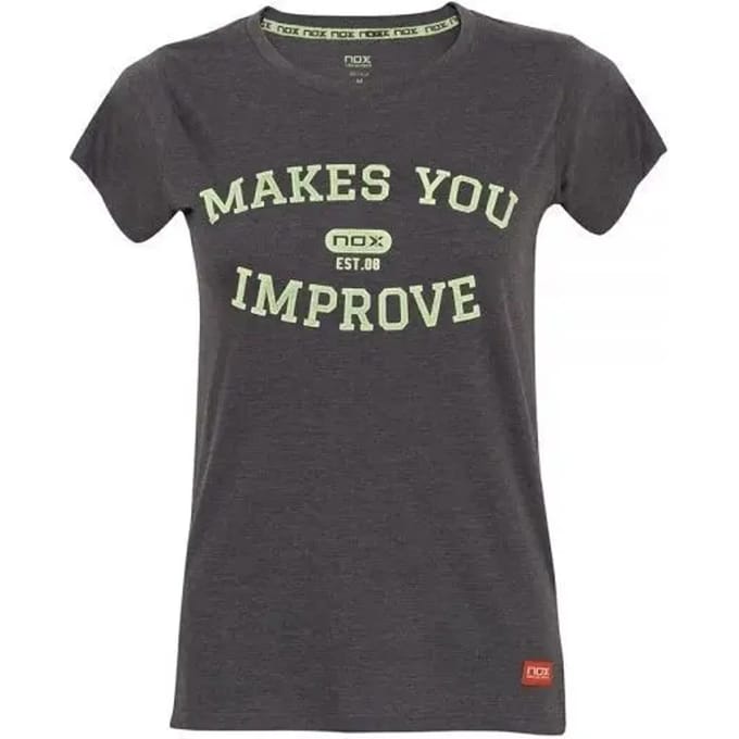 Dames-T-shirt Nox Casual Letras