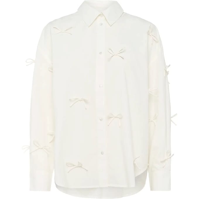 Overhemd met lang mouwen SLJoa Loose fit white