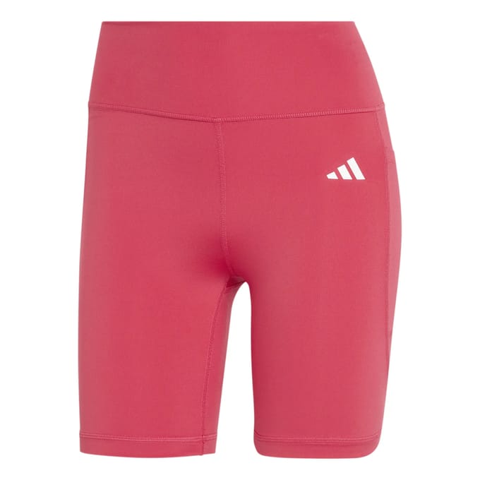 Adidas Performance Optimé Essentials Korte Legging Met Zakje 7-Inch - Dames - Roze
