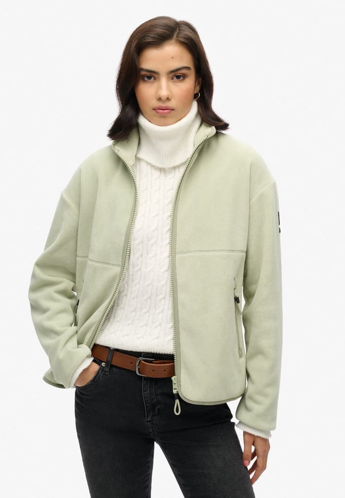 Superdry - Active fleece met volledige rits - Dames - Truien