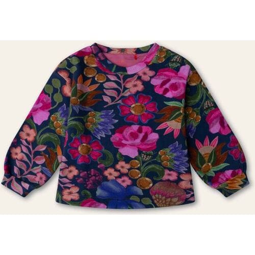 Oilily Hourra Sweater- maat92/2T Estate Blauw