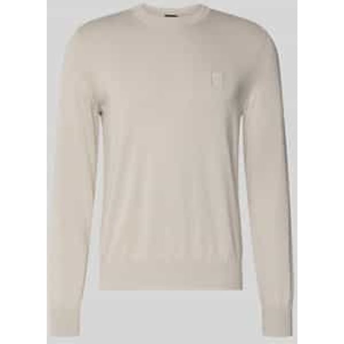 Regular fit pullover van mix van katoen en kasjmier model 'KANOVANO'