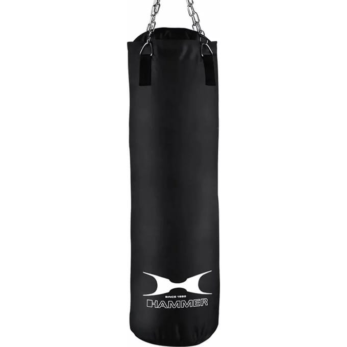 Hammer Boxing Bokszak Fit, Zwart, 100x30 cm