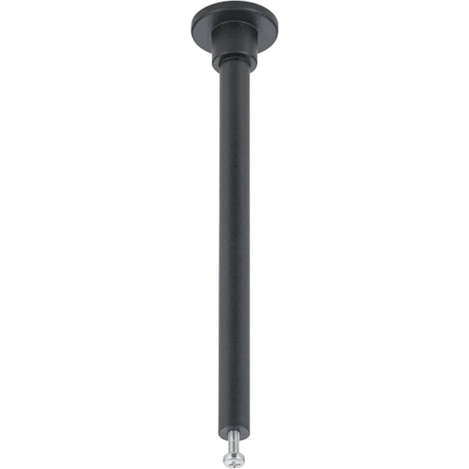 Spanningsrail Ophangset - 2 Stuks - DUOLINE - 12cm - Mat Zwart - Rond - Aluminium