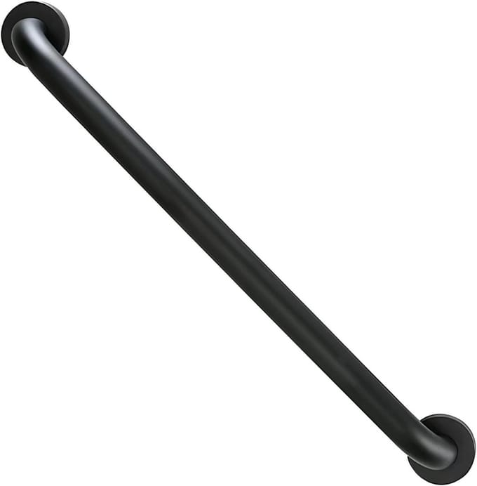 Antislip Handgreep - Veiligheidsbeugel Douche - Veiligheid Thuis - Roestvrij Staal - 100 cm - Zwart
