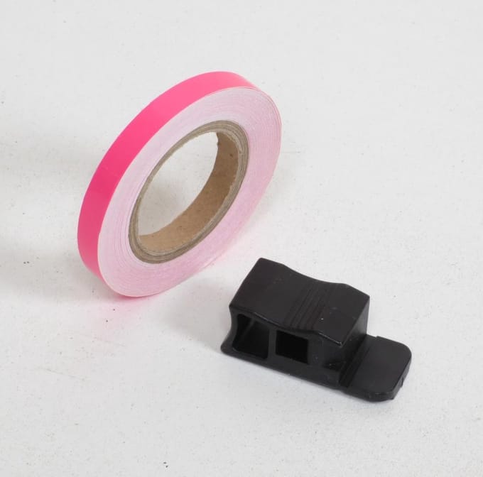 vicma auto velglint fluorescerend roze 7mm x 6m nieuw