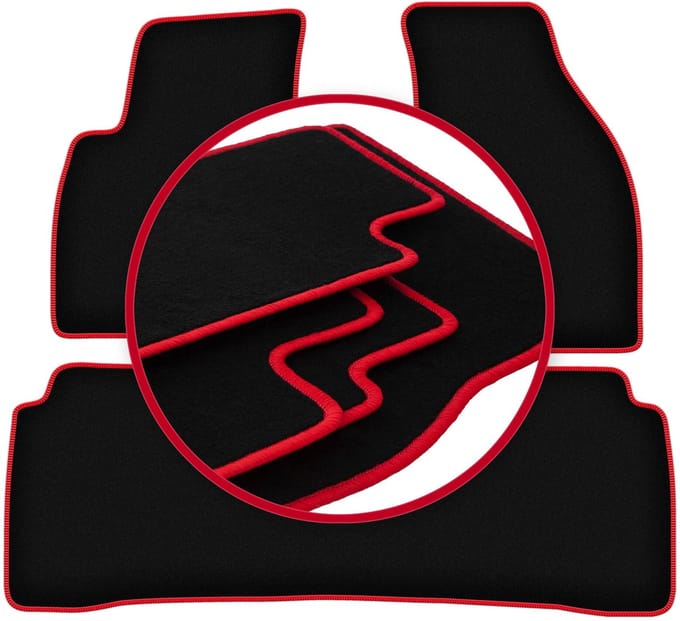 CARLUX-RED automatten voor: Hyundai SantaFe I SUV (2000-2006)