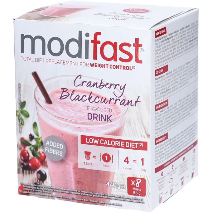 Modifast Intensive - Milkshake - Cranberry - 440 gr