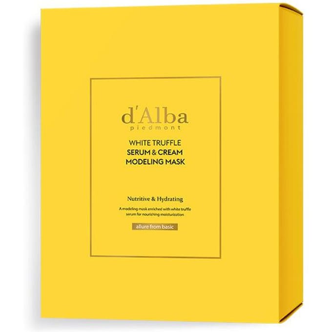 [d'Alba] White Truffle Serum & Cream Modeling Pack [Voedend/Hydraterend] 66g*4EA