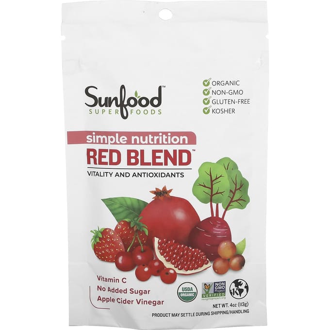 Sunfood, Nutrition Simple, Mélange Rouge, 4 oz (113g)