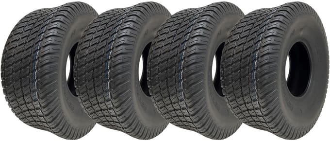 set van 4 - 20x8.00-8 4-laags Multi Turf grasband - grasmaaierband 20 800 8 zitmaaier