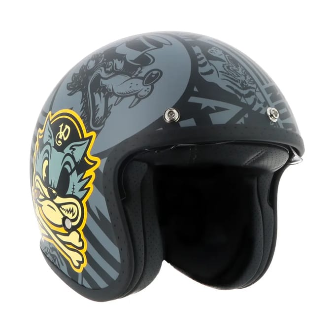 Jet motorhelm Von Dutch Big Cat Helmet En-2206