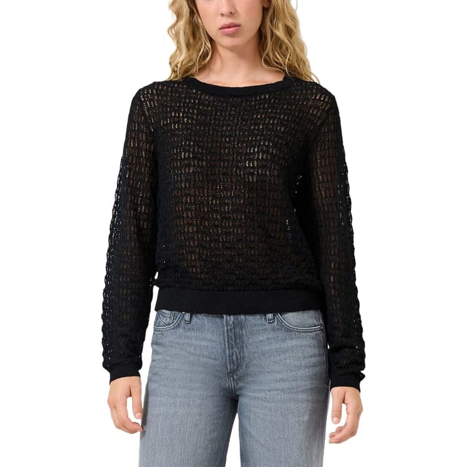 s.Oliver -qs Pullover Black Taglia: S | Maglie a manica lunga Outlet | Donna | Nero