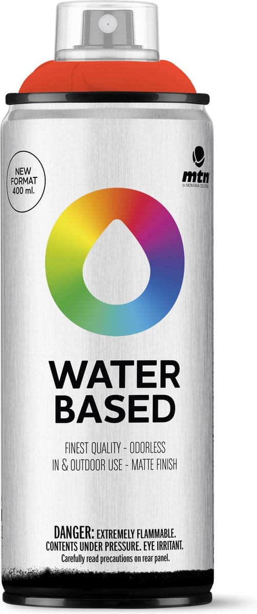 MTN Water Based Spuitbus - verf op waterbasis - RV-209 Calcutta Orange - 400ml