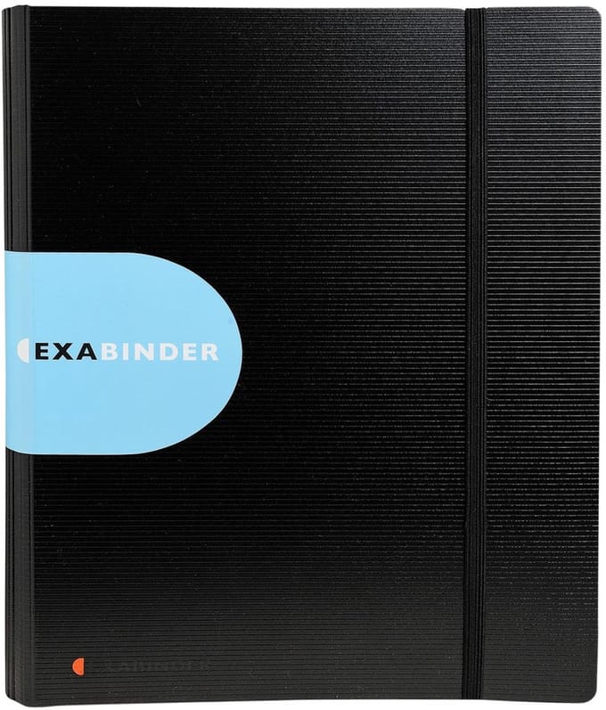Exacompta ExactivePP Ringband Exabinder met 4 D-ringen van 30mm - A4 maxi - Zwart - 51234E