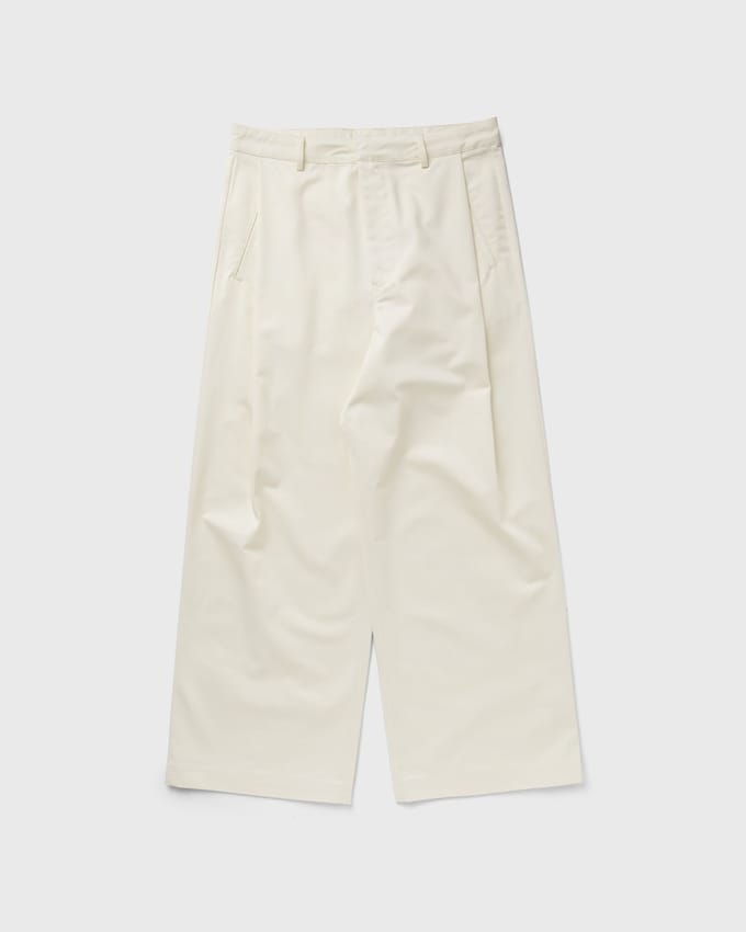 Pleaded Cotton Pants