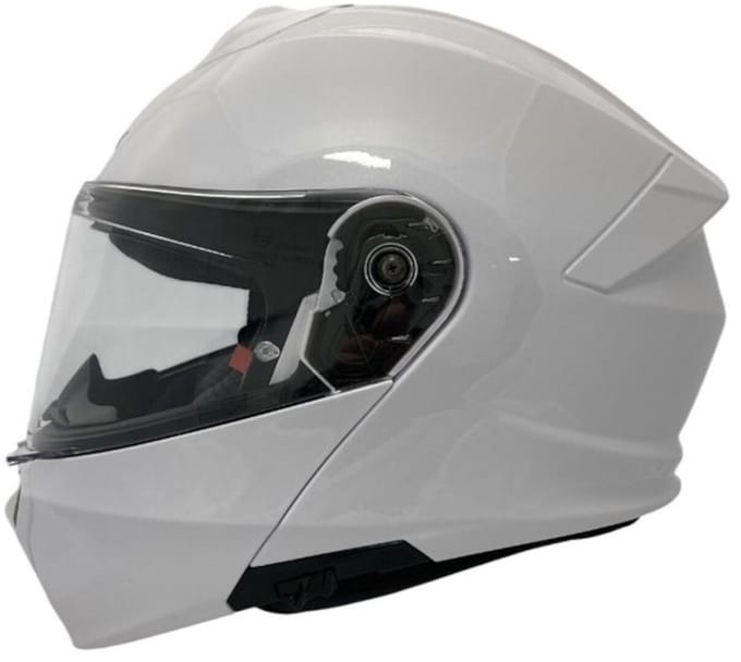APEX MI100 Solid Wit Systeemhelm - Helm