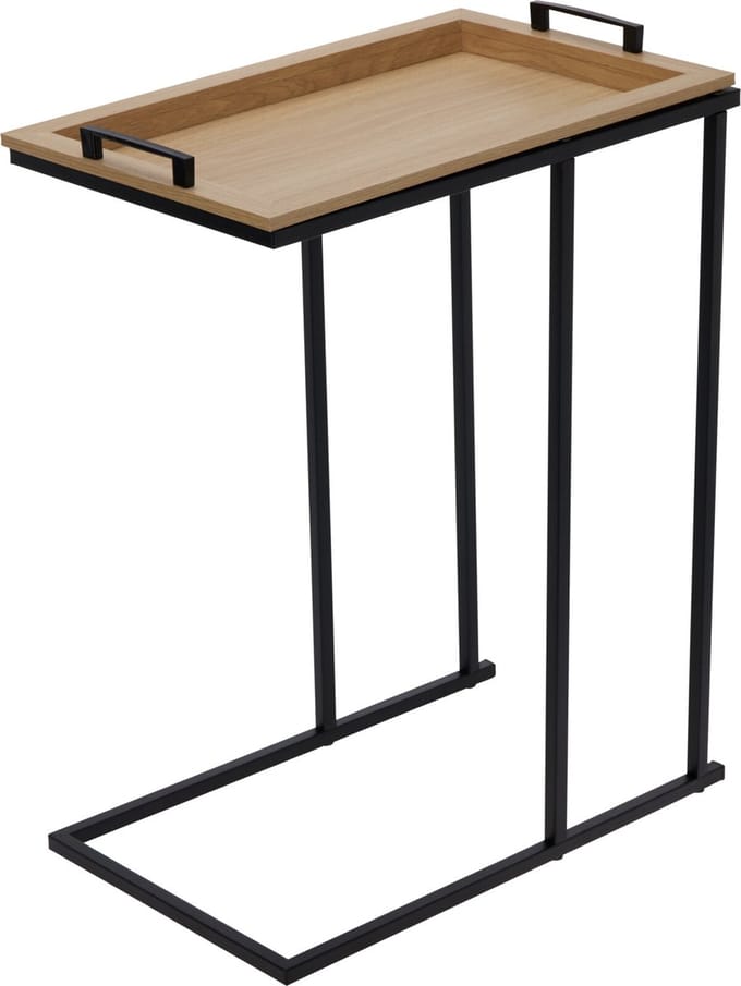 Relaxwonen - Bijzettafel - Industrieel - Afneembaar dienblad - Model Monique
