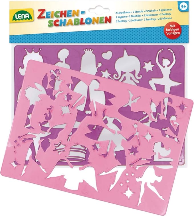 Tekensjablonen - Prinsessen, feeën & elfjes