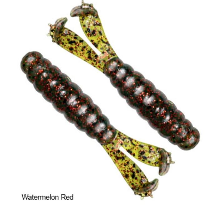 Zman Soft Lure Geit 3,75 Inch 4/Pack Watermeloen Rood (4271) gray