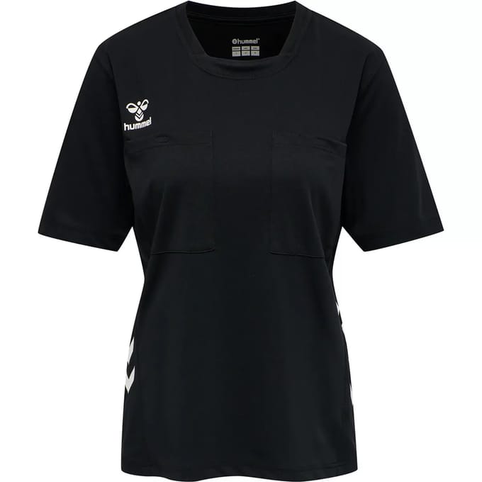 Hummel Referee Chevron SS Jersey Dames - sportshirts - zwart - Vrouwen